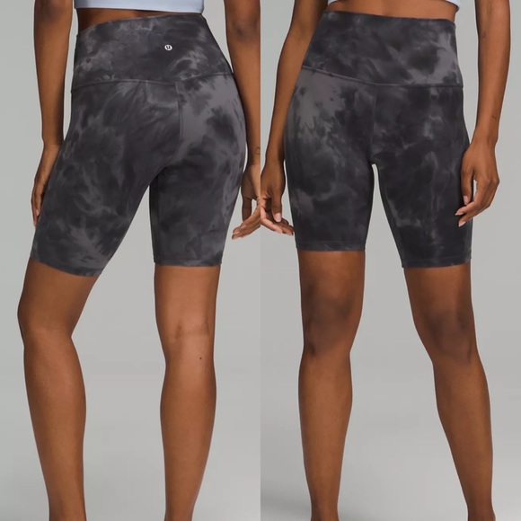 Lululemon Align HR Short 8" - Diamond Dye Pitch Grey - Picture 2 of 7